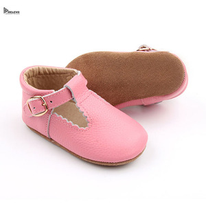 Chaussures en cuir rose bébé de qualité supérieure, semelle souple, chaussures pour nourrissons et tout-petits, légères et confortables, premières chaussures de marche pour filles et garçons - Product Image 2