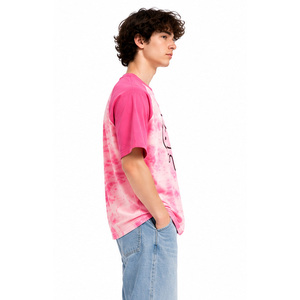 <b>Mens</b> Tie Dye <b>Raglan</b> <b>T</b> <b>Shirt</b> 100% Cotton Short Sleeve Crew Neck Graphic Printed Casual Streetwear Tee Custom Wholesale Production - Product Image 3