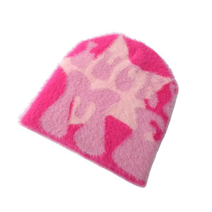 High Quality Winter Plain Dyed Custom <b>Beanie</b> Hat 100% Acrylic Warm Knitted <b>Beanie</b> Custom Logo - Product Image 6