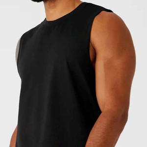 Camiseta sin mangas para gimnasio para hombre al por mayor, transpirable y que absorbe la humedad, para entrenamiento 2026 - Product Image 1