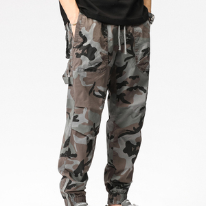 กางเกงจ็อกเกอร์คอร์ดูรอยทรงหลวมสไตล์ลำลองสำหรับผู้ชาย รุ่นขายดีระดับพรีเมียม เอวยางยืด ออกแบบโลโก้ได้ เป็นมิตรต่อสิ่งแวดล้อม - Product Image 2