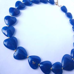 Collar de Perlas Naturales con Colgante de Corazón, Hecho a Mano, Estilo Cristiano, para Fiestas y Bodas, Joyería para Mujer, MN EXPORTS MNE-180 - Product Image 3