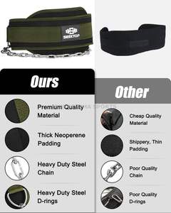 Cinturón de Levantamiento de Pesas para Entrenamiento en Gimnasio, Cinturón de Soporte de Fuerza Profesional de BURAQ MMA SPORTS - Product Image 5