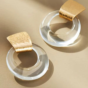 Nuevos Pendientes de Resina, Pendientes de Araña, Calabaza, Redondos, Acrílicos, para Halloween - Product Image 1