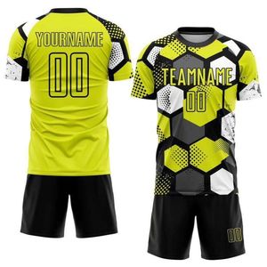 Camisetas de Fútbol Sublimadas de Alta Calidad, Tejido de Malla Transpirable, 100% Poliéster, Diseños Personalizados, Uniformes de Fútbol Ligeros para Unisex - Product Image 3