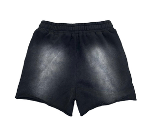 High Quality Men's Casual Summer Custom logo Sweat Shorts Oversized 100% Cotton Gym wear Sports Shorts for Men's - Product Image 2