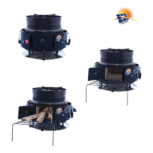 Estufa de Leña con Ventilaciones Laterales, Estufa de Leña Premium para Uso en Interiores, Estufa de Leña para Exteriores para Acampar - Product Image 6