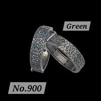 Bijoux oxydés en argent allemand poli, accessoires de fête, bijoux de mode féminins, magnifiques bracelets en argent allemand oxydés