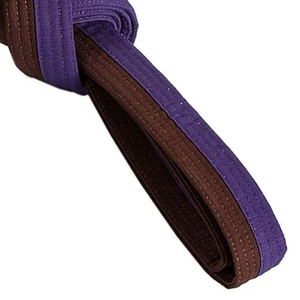 Cinturón de BJJ Morado para Adultos Unisex, Ropa de Artes Marciales, Material de Algodón, Ropa Deportiva - Product Image 2