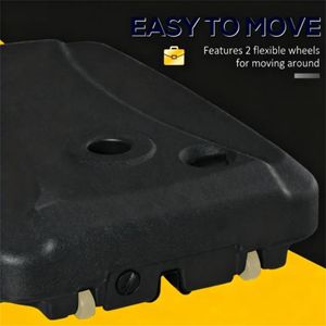 Base e Supporto per Ombrellone da Patio, Solo Base per Terrazza, Ideale per il Tuo Spazio Esterno - Product Image 4