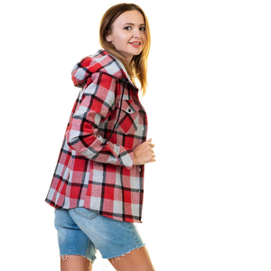 เสื้อโค้ทผ้าวูลลายสก็อตพิมพ์ลายแฟชั่นใหม่สำหรับฤดูใบไม้ร่วง ขายส่ง เสื้อผ้าสตรีสั่งทำได้ - Product Image 3