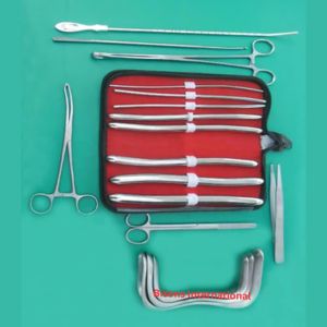 Ensemble d'instruments chirurgicaux gynécologiques professionnels en gros, kit médical en acier inoxydable pour obstétrique et gynécologie, OEM disponible - Product Image 3
