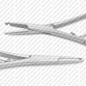High Quality Needle <b>Holder</b> Ligature Pliers with Hole Tips Dental Surgical Instrument Stainless Steel OEM CE Certified - Product Image 6