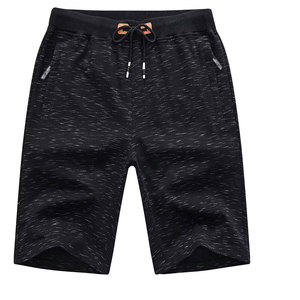 Pantalones Cortos de Moda Urbana para Hombre, 100% Algodón, Textura Premium, Ajuste Flexible, Detalle de Bolsillo, Estilo Casual Moderno para Verano - Product Image 1