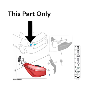 ไฟท้ายขวามือสอง X1 รุ่น 7488546 - Product Image 2