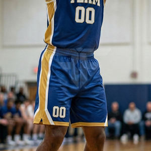 Conjunto de Pantalones Cortos Personalizados, Uniforme de Baloncesto, Último Modelo de Sublimación con Impresión Completa, Jersey de Baloncesto para Hombre, Kit de Equipo - Product Image 4