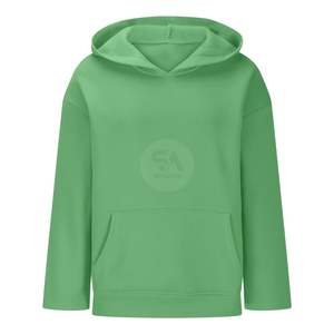 Sudadera con Capucha Oversize Verde Invierno para Mujer, Manga Larga, Venta al por Mayor, Transpirable, de Algodón Grueso, para Gimnasio y Fitness, OEM ODM - Product Image 3
