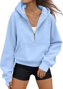 Sudadera con Capucha Unisex Rosa de Harry Johnson Production, Media Cremallera, Corte Regular, Felpa de Algodón, Color Sólido, Estilo Casual para Otoño - Product Image 3