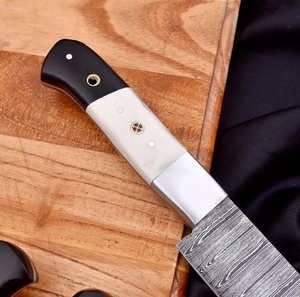 Juego de Cuchillos de Cocina de Acero de Damasco OEM ODM Premium, 7 Piezas, Cuchillos de Chef Profesionales Forjados a Mano, Afilados como una Navaja, Logotipo Personalizado, Ecológicos - Product Image 2
