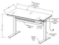 Escritorios de Computadora Modernos de Metal y Vidrio con Recubrimiento en Polvo, Ajustables para Interiores de Oficinas Comerciales, Lumetal Vietnam, Requiere Ensamblaje ODM
