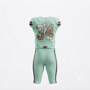 Uniforme de football américain pour hommes de haute qualité, col en V, sans manches, imprimé par sublimation, 100% polyester, par RIVIAN ATLANTIC - Product Image 3