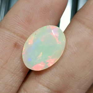 Ethopian Opal Faceted Making Jewellery Beautiful <b>Flash</b> oval Faceted 15X11X5.7 MM - Product Image 1