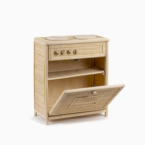 Jouet de cuisine en rotin fait main, cuisinière pour enfants, ensemble de jeu de cuisine, jouets éducatifs en gros - Product Image 3