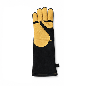 Gants de soudage en cuir de vachette à coutures en Kevlar, conçus sur mesure, résistants, avec doublure en coton ignifuge pour le travail et la protection contre la chaleur - Product Image 4