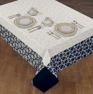 Premium Cotton Printed <b>Tablecloth</b> Custom Print Design Soft Durable Fabric Dining Table Cover Ideal For Home Kitchen Hotel - Product Image 3