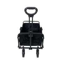 Chariot de camping pliable et portable, étanche, à quatre roues, pour le shopping et les activités de plein air, avec roues en PVC de 5 pouces, personnalisable OEM/ODM – Vente chaude