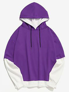 Sweat-shirt à capuche personnalisé pour homme en coton French Terry, pull décontracté avec poche, vêtement d'automne - Product Image 4
