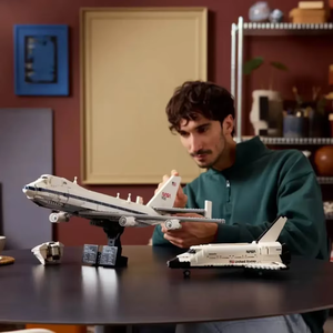 Ensemble de blocs de construction de modèle d'avion porte-avion MOC-10360, briques d'avion 747, puzzle éducatif, jouets DIY, cadeaux de vacances pour enfants - Product Image 3