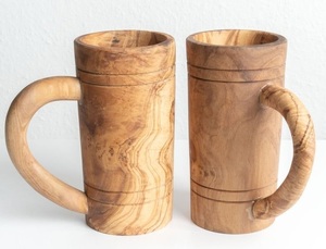 Wooden Mug Handmade Natural Wood Coffee <b>Cup</b> Eco Friendly <b>Reusable</b> Drinking Mug for Kitchen with Best Supply - Product Image 4
