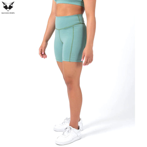 Pantalones Cortos de Ciclismo para Mujer OEM, Sin Costuras, de Secado Rápido, Alta Elasticidad, para Ciclismo y Running, Pantalones Cortos de Compresión para Dama - Product Image 4
