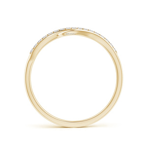 แหวนเพชรทรงกลมแบบเปิดทันสมัยสำหรับผู้หญิง ทำจากทอง 10K 14K 18K และเงิน 925 935 - Product Image 3