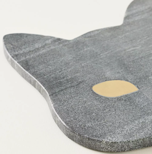 Tabla de Quesos de Aluminio Hecha a Mano con Forma de Gato, Duradera, con Espacio para Queso y Uvas, para Servir y Decorar - Product Image 2