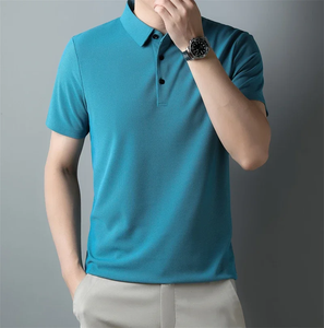 Camiseta Polo de Manga Corta con Cuello Clásico para Hombre, Informal, Transpirable, para Verano, Oficina, Uso Diario, Moda Masculina 2026 - Product Image 1