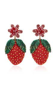 Boucles d'oreilles brodées à la main, personnalisées, avec perles et paillettes, pour les magasins d'accessoires de mode par MD HANDICRAFTS - Product Image 6