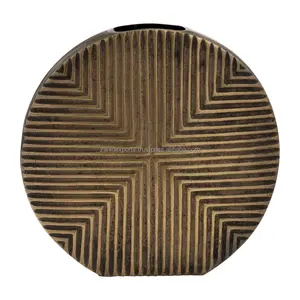 Vase en fibre végétale écologique Royal Home Decor, bords antiques, design sculptural unique pour utilisation en jardin, couleur personnalisée Zahid - Product Image 1