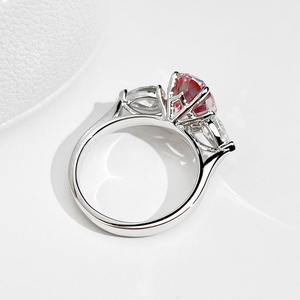 Anillo de Diamantes de Oro Sólido de 14K y 18K a Precio de Fábrica para Mujer, Anillo de Compromiso y Boda, Joyería Fina de la India - Product Image 3