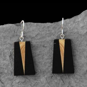 Bijoux fantaisie en bois Vente chaude article boucles d'oreilles pour femmes en résine et bois pour la fête de l'Inde Boucles d'oreilles faites à la main pour les femmes - Product Image 4