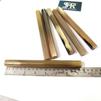 Rouleaux de corne de buffle naturelle écologique, polis et lisses, pour la fabrication de poignées de couteaux, d'incrustations de bijoux, de matériaux artisanaux DIY durables