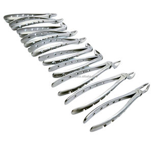 Juego de Fórceps Dentales Manuales de Acero Inoxidable 10x de Alta Calidad, Duraderos para Extracción de Raíces Dentales, Molares y Mandíbula, Confiables para Hospitales y Consultorios Dentales - Product Image 2