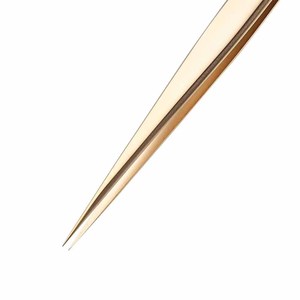 Pince à cils droite à pointe fine, haute précision, pour extensions de cils volume - Product Image 2
