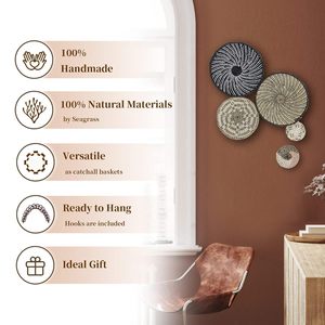 Decoración de Pared Rústica para Sala de Estar o Dormitorio, Adorno Colgante de Estilo Moderno para Casa de Campo - Product Image 6