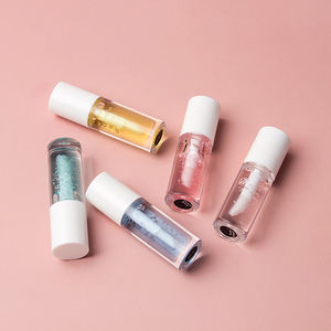 Set de Aceites Labiales de 5 Colores, Hidratantes, Humectantes, Nutritivos, Brillo Labial No Pegajoso, Kit de Maquillaje para el Cuidado de los Labios - Product Image 1