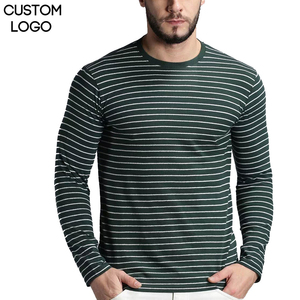 Camiseta Moderna de Manga Larga con Estampado Floral, de Algodón, con Mangas en Contraste, 240g, Estilo Crop Top para Hombre, Ropa Urbana - Product Image 1
