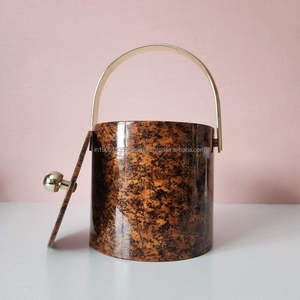 Wholesale Customized <b>Gold</b> Stainless Steel Classic Metal Round <b>Ice</b> <b>Bucket</b> with Lid 3L Capacity for or Beverage Tubs - Product Image 4