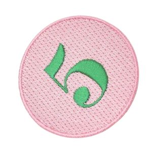Pretty Girl Number 5 Patch Pink & Green Embroidered Number Badge <b>Iron</b> <b>On</b> Sew <b>On</b> Applique for Jackets Bags Hats DIY Clothing - Product Image 5