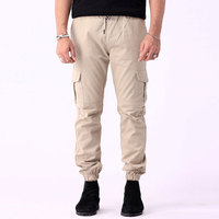 Pantalon de travail cargo décontracté pour homme, taille élastique, ignifuge, réfléchissant, respirant, résistant au feu
